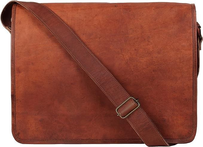 Genuine leather full flap briefcase — photo 4
