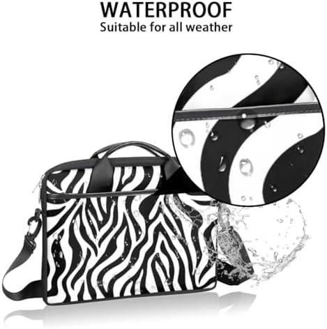 Zebra Animal Print Laptop Shoulder Bag — photo 3