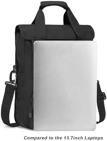 Black Tactical Nylon MOLLE Briefcase — photo 3