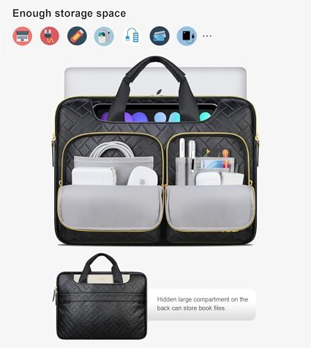 Black 360 protective laptop shoulder bag 15.6 — photo 4