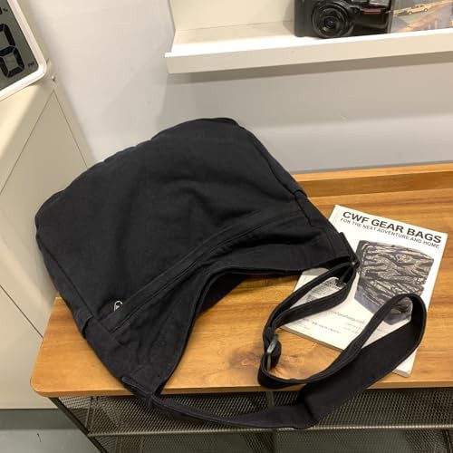 Unisex Canvas Messenger Style Tote Bag — photo 3