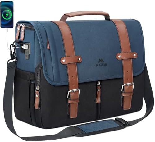 Work crossbody satchel with secure pockets 15.6 in