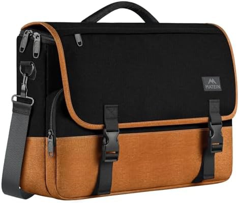College satchel with multi-compartment design 15.6 in