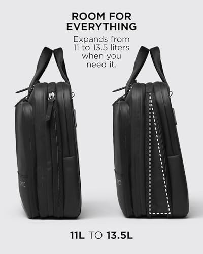 Expandable Professional Work Messenger Bag — photo 4
