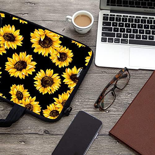 Sunflowers waterproof carrying case with handle 7 to 10 in — photo 3