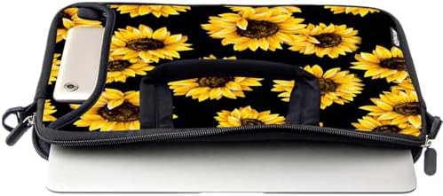 Sunflowers waterproof carrying case with handle 7 to 10 in — photo 4