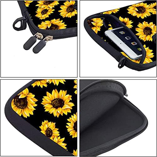 Sunflowers waterproof carrying case with handle 7 to 10 in — photo 5