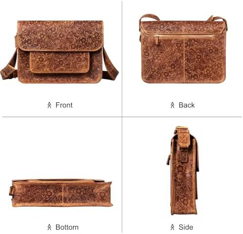 Vintage Genuine Leather Briefcase 14 in — photo 5