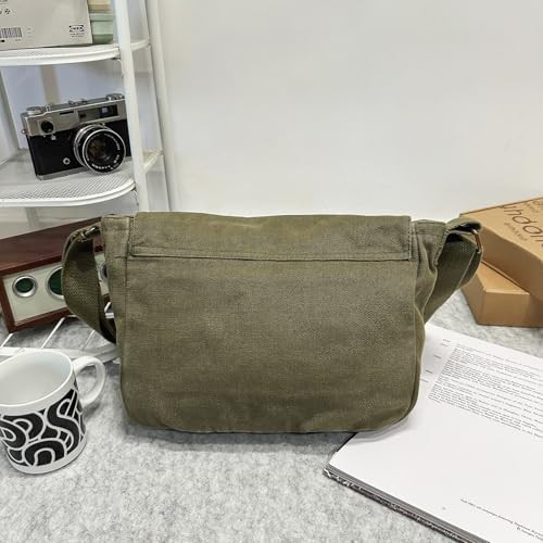 Canvas messenger satchel for school and daily use — photo 5