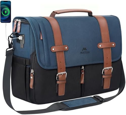 Work shoulder bag with USB port 17 in