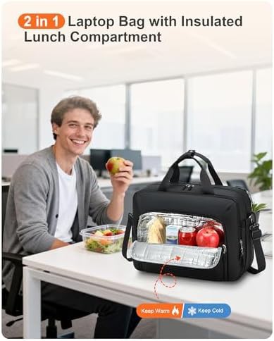 Travel Messenger with Insulated Lunch Pocket — photo 4